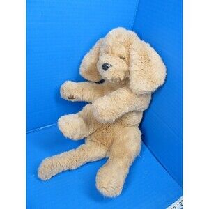 Gund Muttsy Puppy Dog Plush 14” Sueded Paws Plush Vtg 1985 w/Plastic Tag